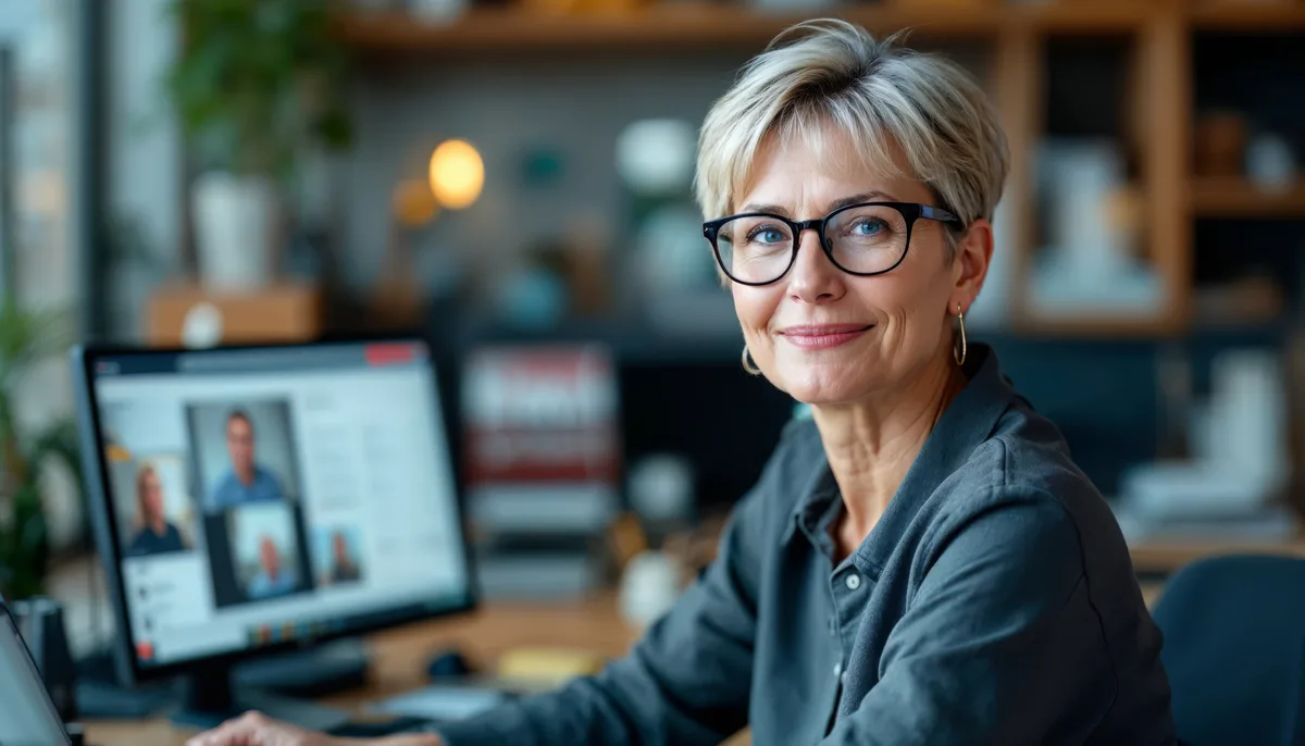 Person reviewing divorce documents online