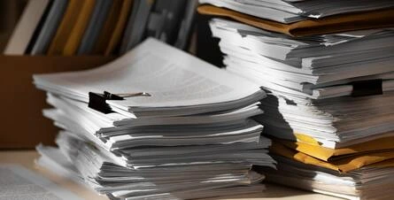Stack of papers